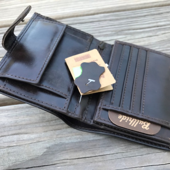 Men Wallet Brown Supreme Genuine Leather Bi Fold - Picture 3 of 8